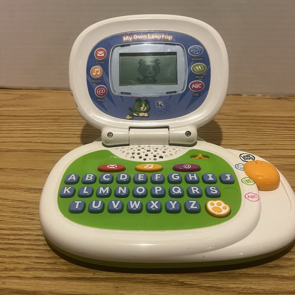 LEAPFROG MY OWN LEAPTOP TOY LAPTOP. Gently Used. Educational Tested Works Good